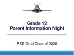 Grade 12 Parent Information Night - slide 1