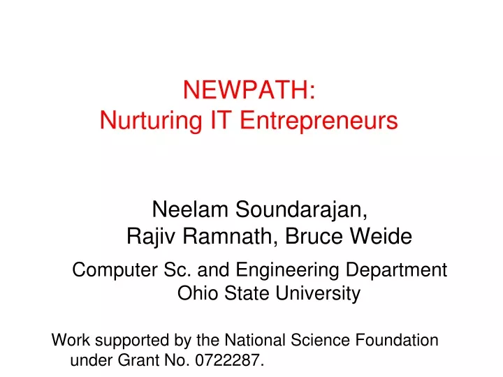 newpath nurturing it entrepreneurs