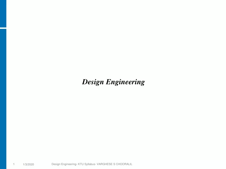 design engineering