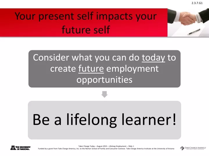 your present self impacts your future self