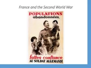 France and the Second World War