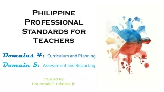 Philippine Professional Standards for Teachers