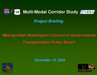 Multi-Modal Corridor Study