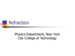 Refraction - slide 1