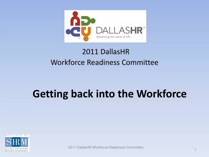 2011 dallashr workforce readiness committee