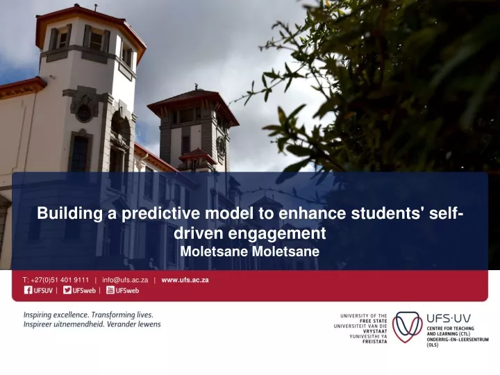 building a predictive model to enhance students