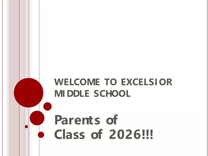 welcome to excelsior middle school