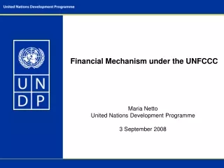 Financial Mechanism under the UNFCCC