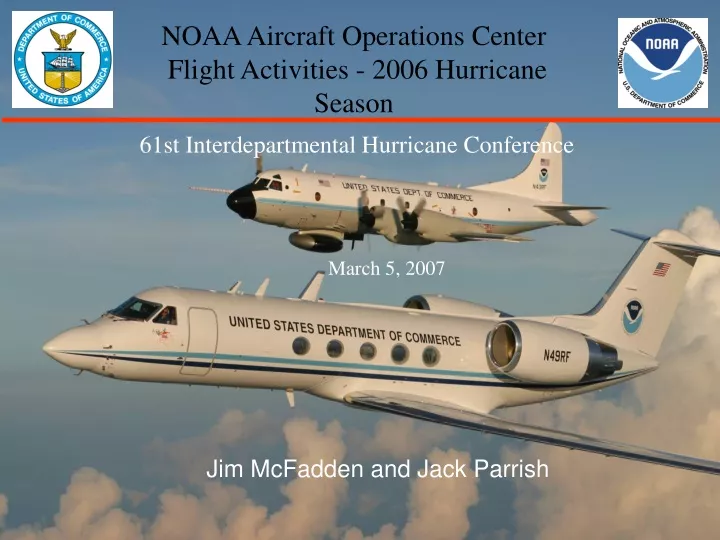 noaa aircraft operations center flight activities
