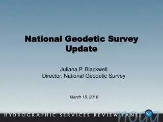 National Geodetic Survey  Update