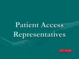 Patient Access Representatives