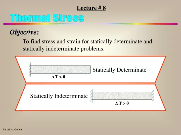 statically determinate