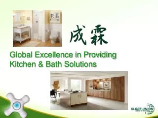 Global Excellence in Providing Kitchen &amp; Bath Solutions