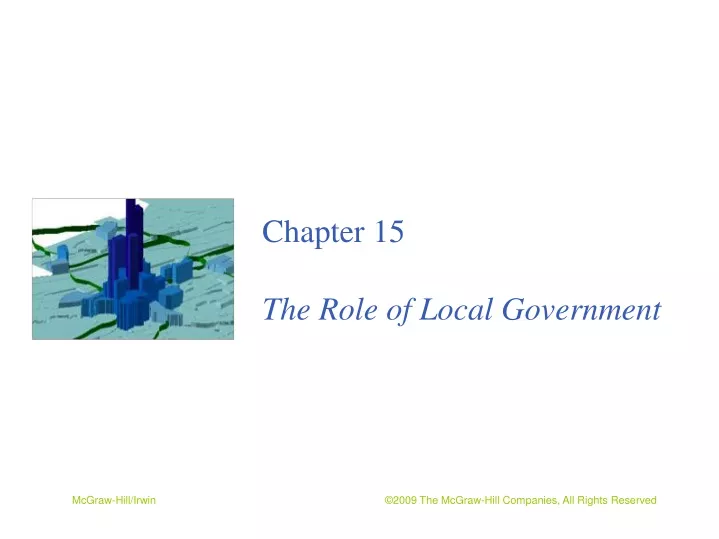 chapter 15 the role of local government