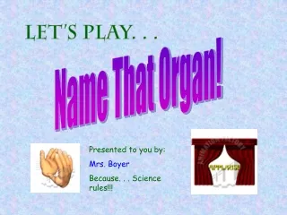 Name That Organ!