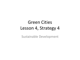Green Cities Lesson 4, Strategy 4