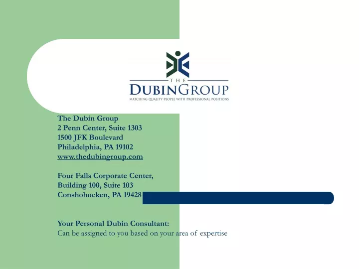 the dubin group 2 penn center suite 1303 1500