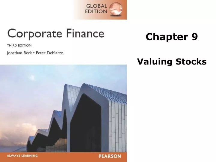 chapter 9 valuing stocks
