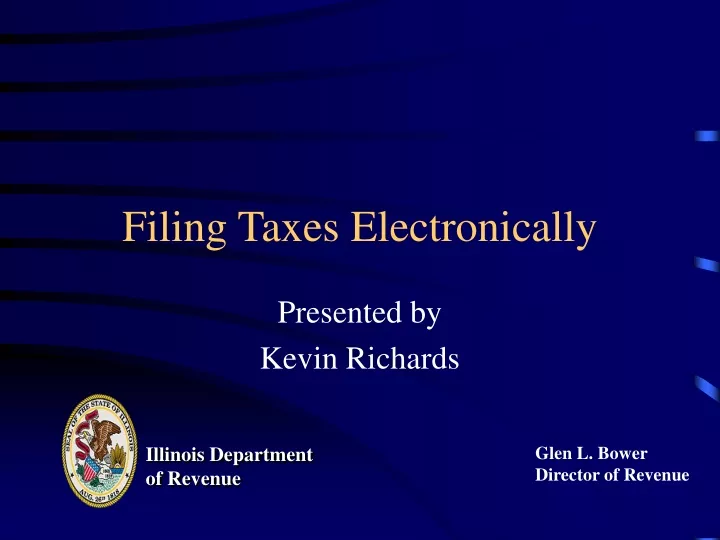 filing taxes electronically