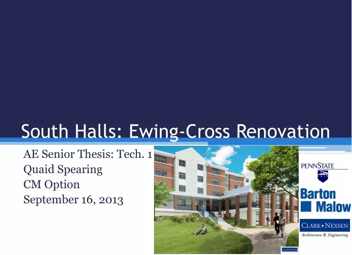 south halls ewing cross renovation