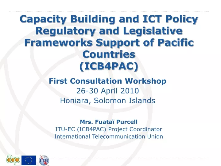 capacity building and ict policy regulatory