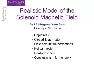 Realistic Model of the Solenoid Magnetic Field