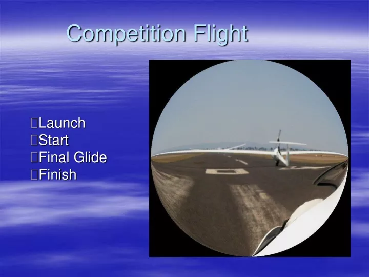 competition flight
