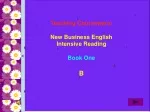 Teaching Courseware: New Business English Intensive Reading Book One B - slide 1