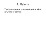 1. Reform - slide 1