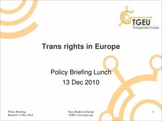 Trans rights in Europe
