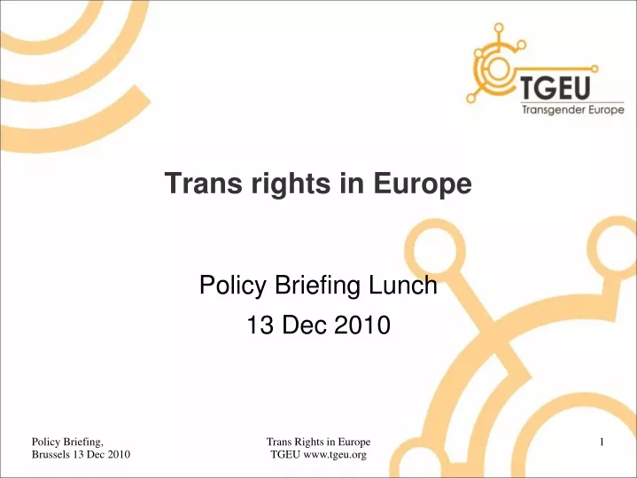 trans rights in europe