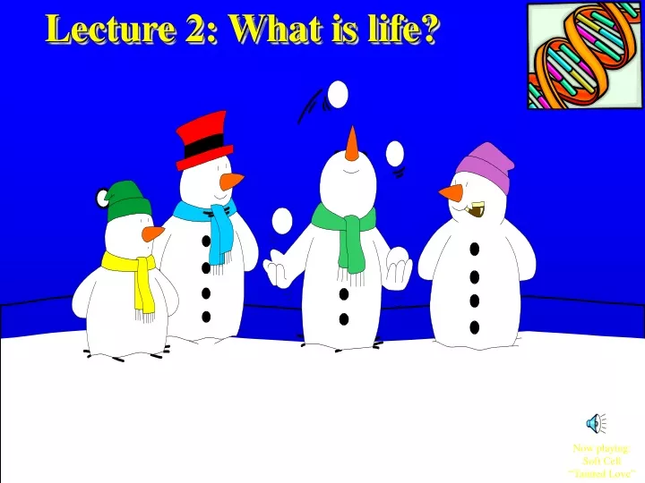lecture 2 what is life