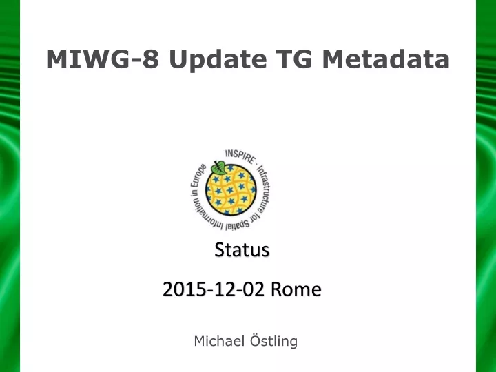 miwg 8 update tg metadata