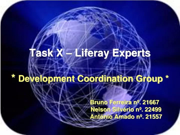 task x liferay experts development coordination