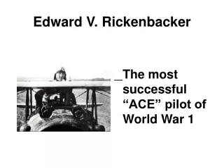 Edward V. Rickenbacker