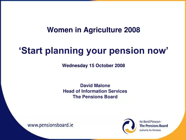 women in agriculture 2008 start planning your
