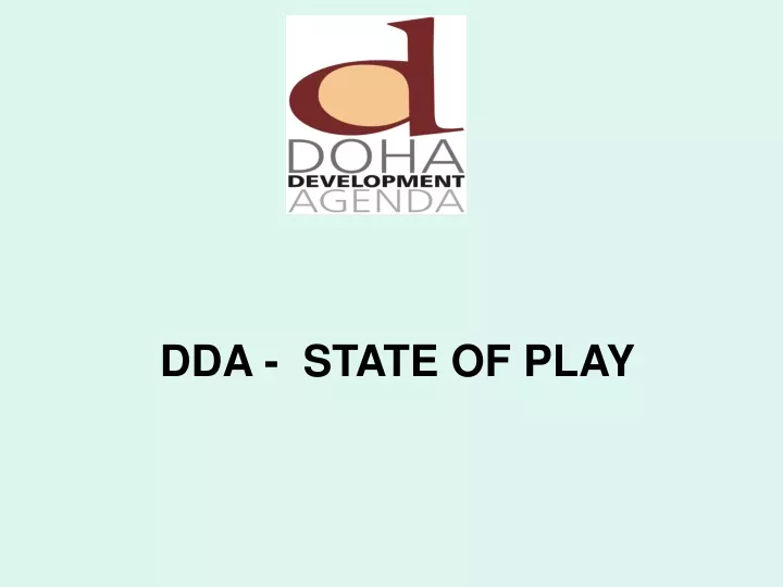 dda state of play