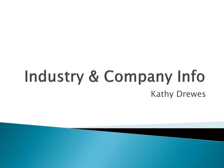 industry company info