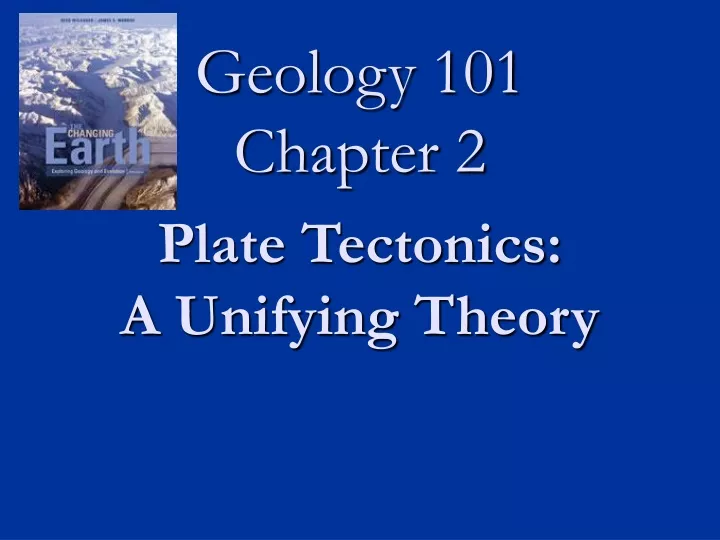 geology 101 chapter 2