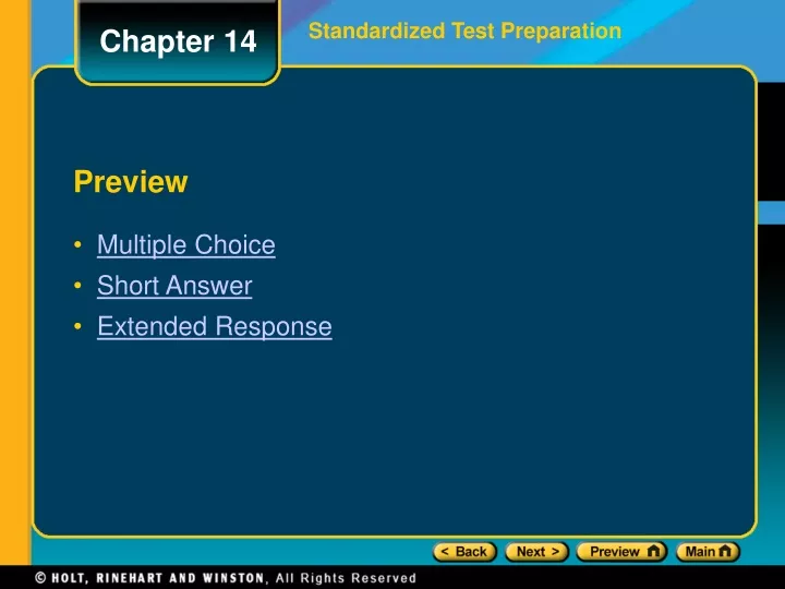 standardized test preparation