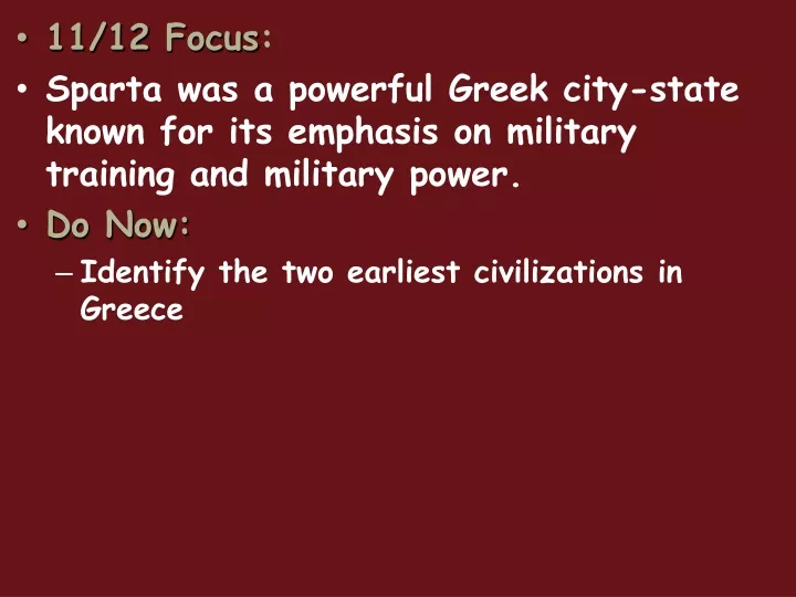 11 12 focus sparta was a powerful greek city
