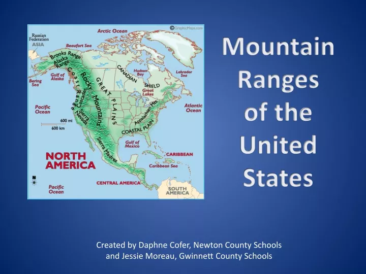 mountain ranges of the united states