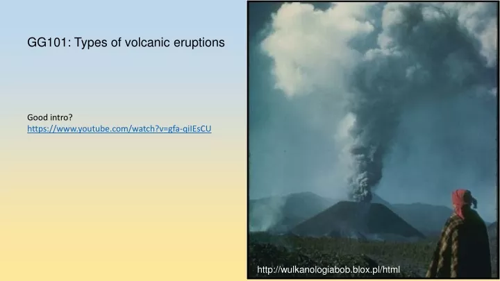 gg101 types of volcanic eruptions