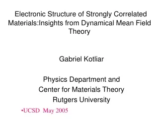 Electronic Structure of Strongly Correlated Materials:Insights from Dynamical Mean Field Theory