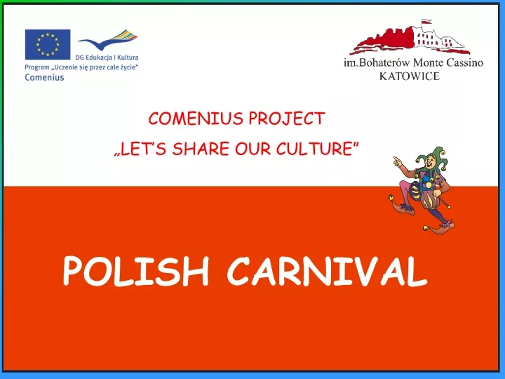 comenius project let s share our culture