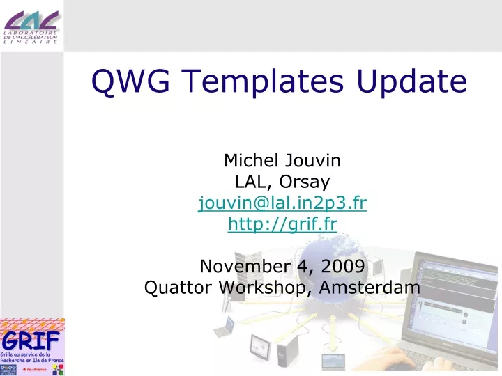 qwg templates update