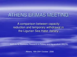 ATHENS EFIMAS MEETING
