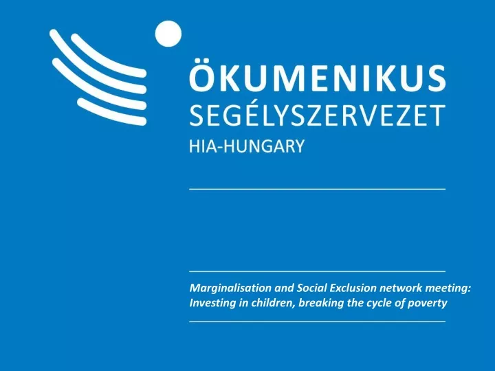 marginalisation and social exclusion network