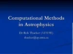 Computational Methods in Astrophysics - slide 1