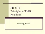 PR 3310 Principles of Public Relations - slide 1